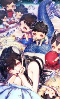 人魚ファミリーイラスト | Commisson