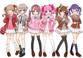 等身イラストサンプル