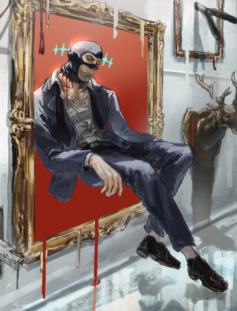 一枚絵イラストサンプル