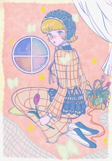 【オリジナル】可愛い女の子イラスト