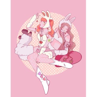 【オリジナル】可愛い女の子イラスト