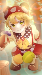 背景つき一枚絵