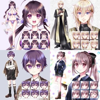全身立ち絵（キャラ販売）②