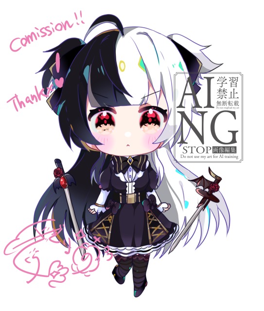 依頼デフォルメ、キャラデザ