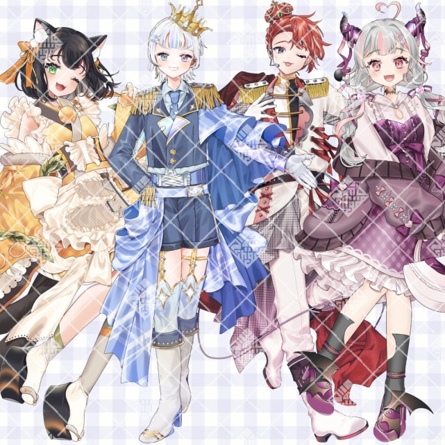 🌷(6枚)立ち絵ポートフォリオ