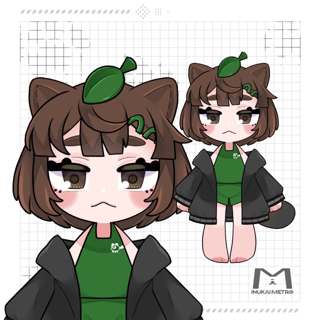 Live2D用パーツ分けイラスト