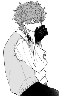 OC創作　モノクロイラスト