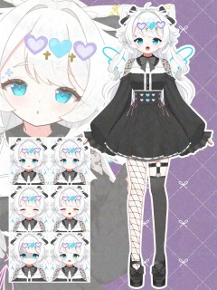 IRIAM用立ち絵/地雷系衣装