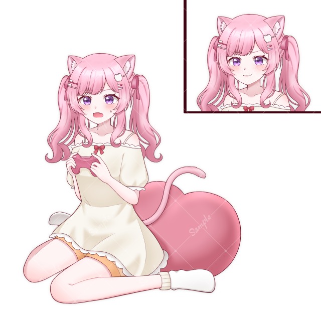 等身イラスト(全身)