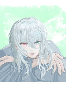 透明感のある男性キャラ