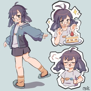 VRChat用3Dモデル「うささき」