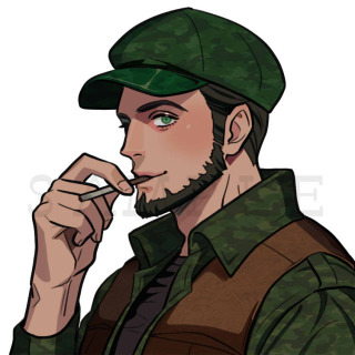 ハンチング帽おじさま