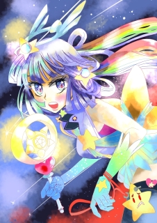 水彩風をデジタルで