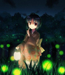 ホタルの光を意識した一枚絵