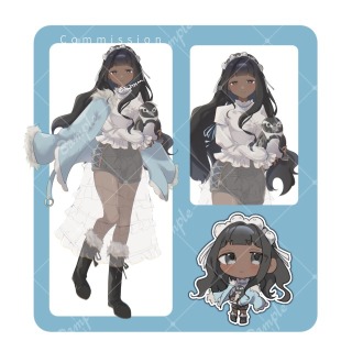 ￤納品報告 立ち絵 SD