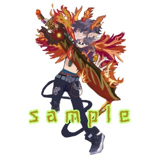 立ち絵イラスト例