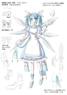 精霊騎士物語　精霊の設定画