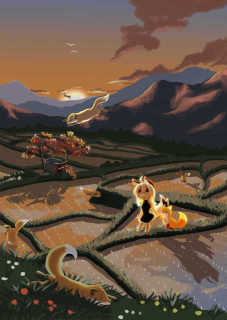 ゲームポスターイラスト