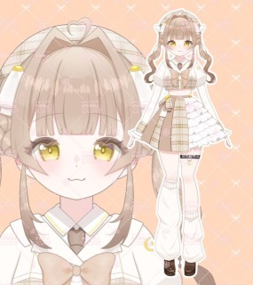 キャラクターデザイン立ち絵イラスト