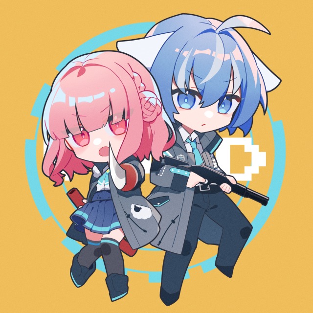 デフォルメ（2人）