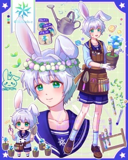 キャラクターデザイン（園芸少年）