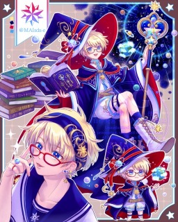 キャラクターデザイン（少年魔道士）