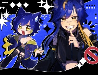 Vtuber固定ツイ用一枚絵サンプル