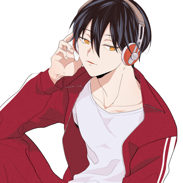 SNSアイコンサンプル／アニメ塗り風