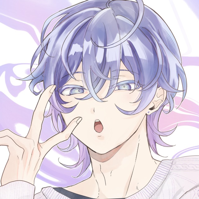 SNSアイコンサンプル／厚塗り風