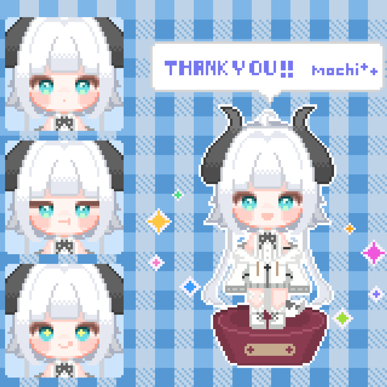 ドット絵　立ち絵風