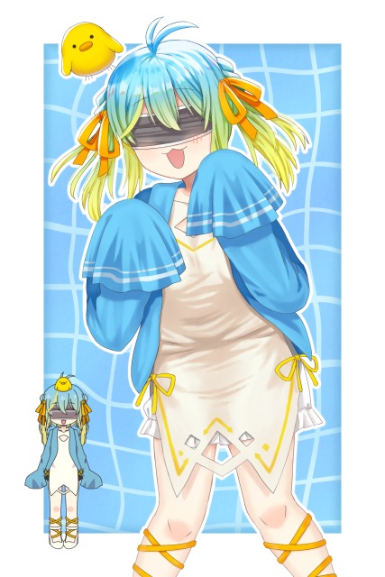 全身（膝上）イラスト作例