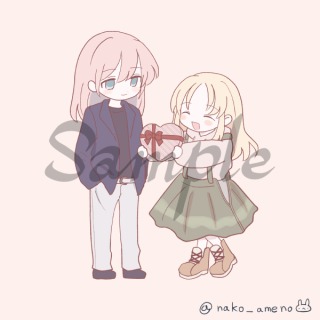 アイコン用デフォルメイラスト