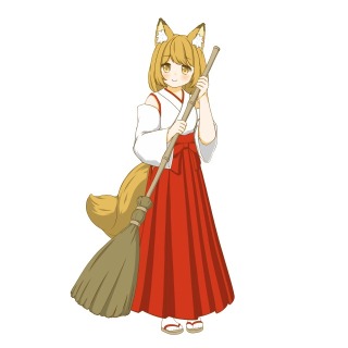 全身、立ち絵イラスト