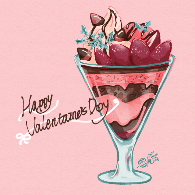 いちごちょこミニパフェ