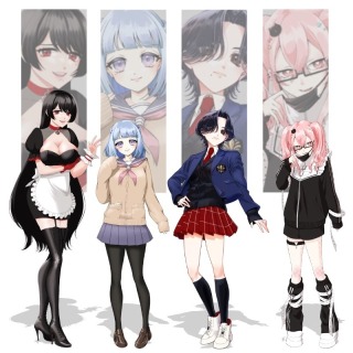 女性立ち絵