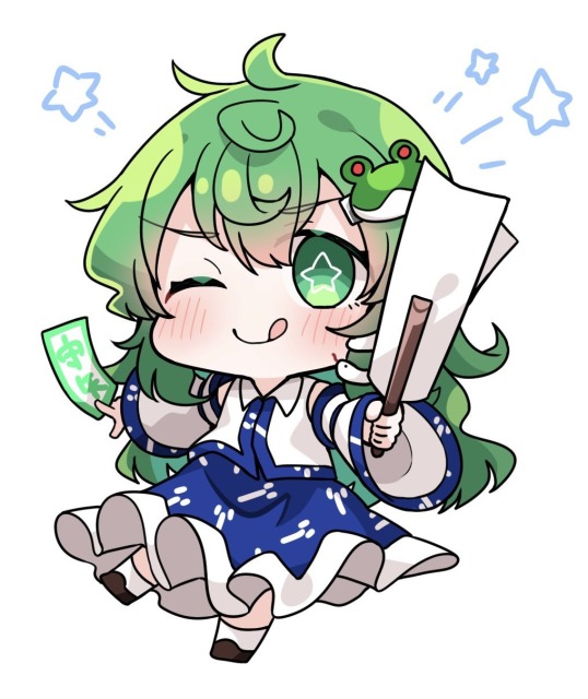 【SDイラスト】東風谷早苗
