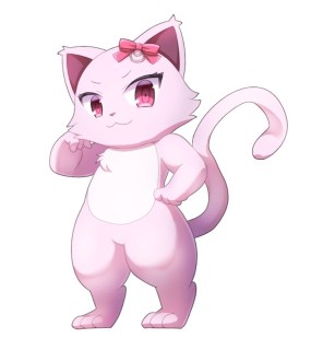 強気な猫の女の子