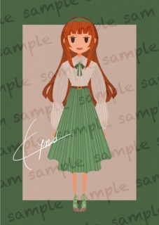 【サンプル】立ち絵 正面 テンプレ構図