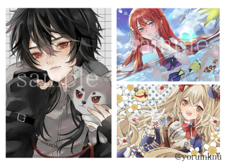 ブラシ塗り(線画あり）