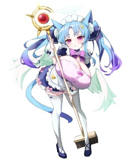 青髪猫天使ちゃん