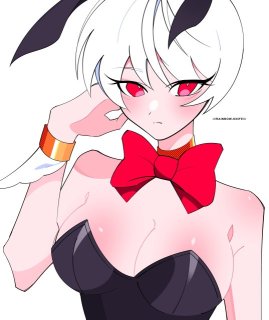 赤目のバニーガール