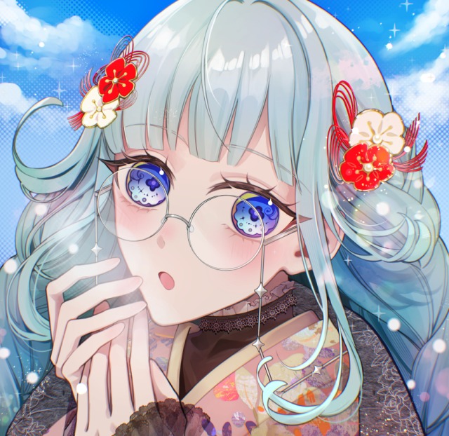 翠緑マナ様　お正月お祝いイラスト