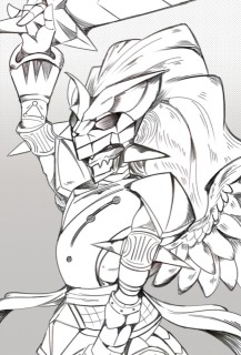 モノクロイラストサンプル