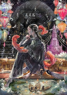 背景付き一枚絵