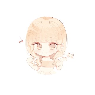 【簡易】胸下デフォルメイラスト🍒