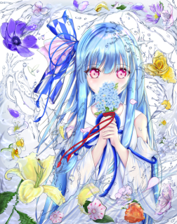 水と花