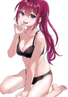 背景無し　女の子