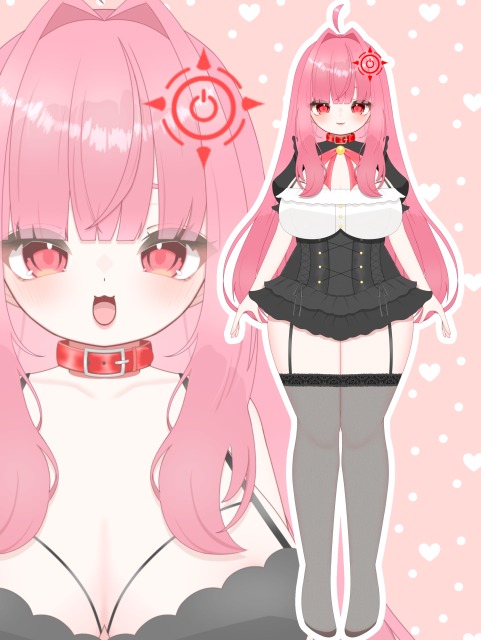 月城あいる様/パーツ分け立ち絵イラスト