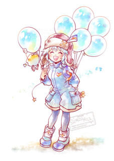 水彩風塗りSAMPLE