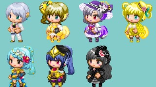 創作キャラのドット化